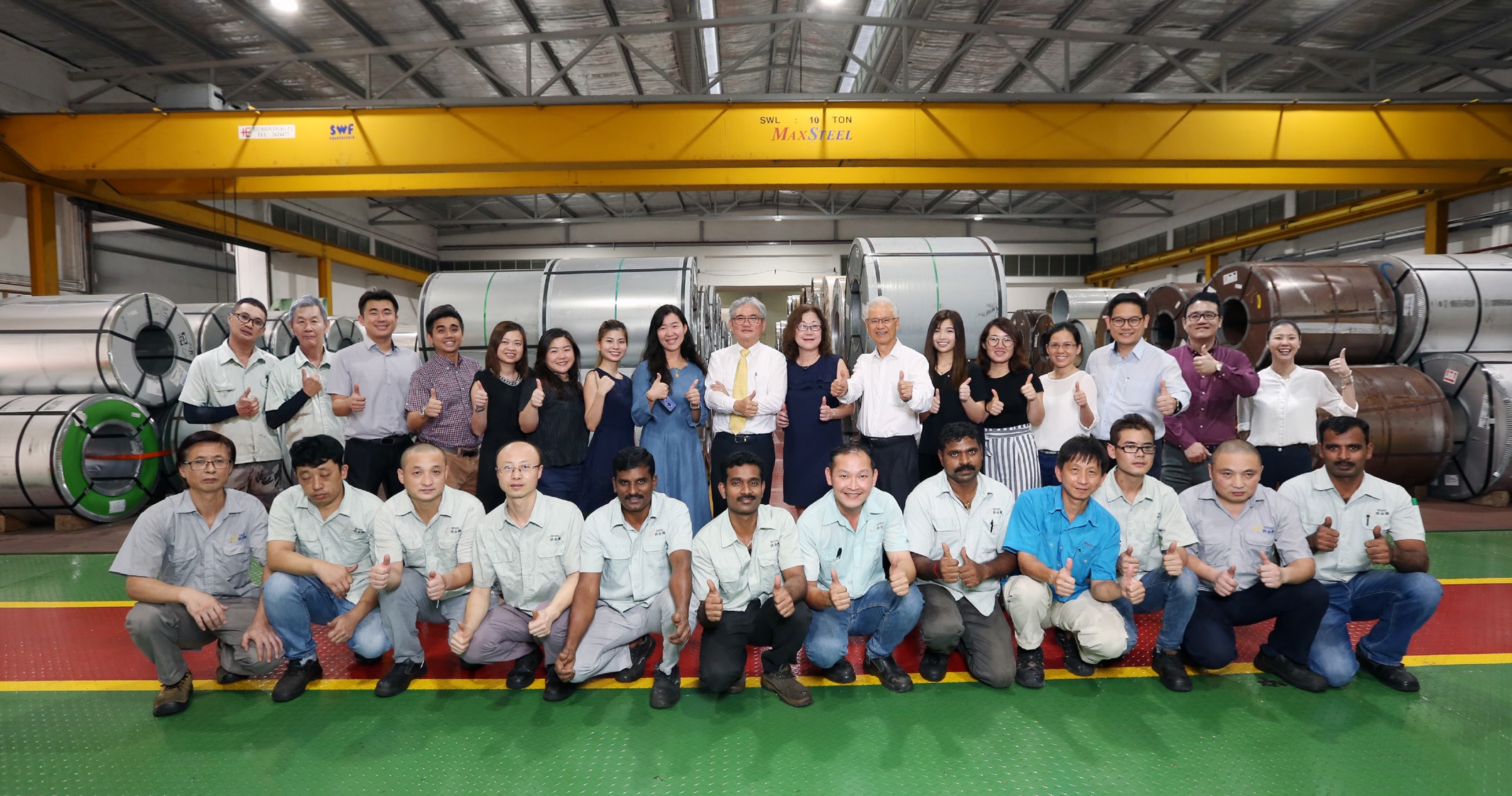 The Team Supporting The Spirit Of Enterprise Winner